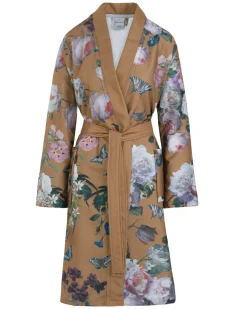 Bath & Living Vandyck Bathrobe LUCY Toffee, floral print (BAGE21101)