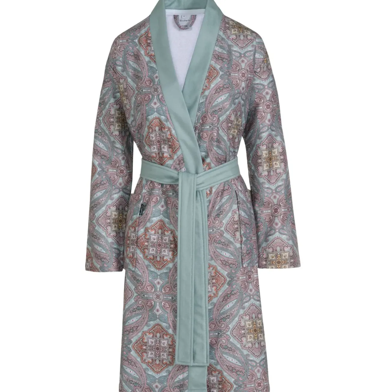 Bath & Living Vandyck Bathrobe RUBY color Pearl Blue