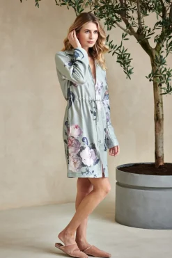 Bath & Living Vandyck Bathrobe with zipper OLIVIA color Champagne (BAGE21104)