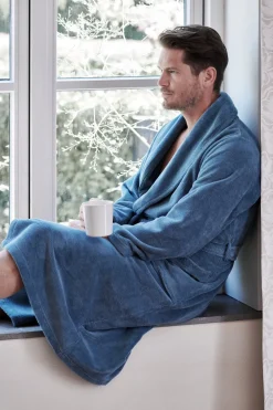Bath & Living Vandyck BEAUMONT bathrobe color Anthracite (BAGE14201)