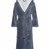 Bath & Living Vandyck CARDIFF bathrobe Faded Denim-184 Size S (BAGE17202)