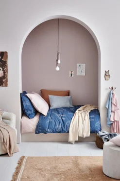 Kids Bath & Living Vandyck Duvet cover ANIMAL KIDS Sepia Pink 140x220 cm (KIBB22110)