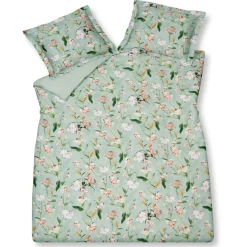 Bath & Living Vandyck Duvet cover AZALEA Light Green 240x220 cm (satin cotton)