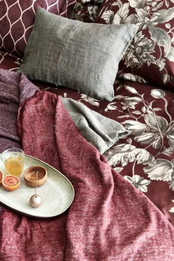 Bath & Living Vandyck Duvet cover BLOOM ART Cabernet 200x220 cm (satin) SAM321221