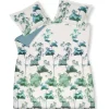 Bath & Living Vandyck Duvet cover BLUE SHADES Storm Blue 200x220 cm (satin) SAL220205