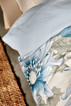Bath & Living Vandyck Duvet cover BLUE WANDER Pearl Blue 200x220 cm (satin cotton)