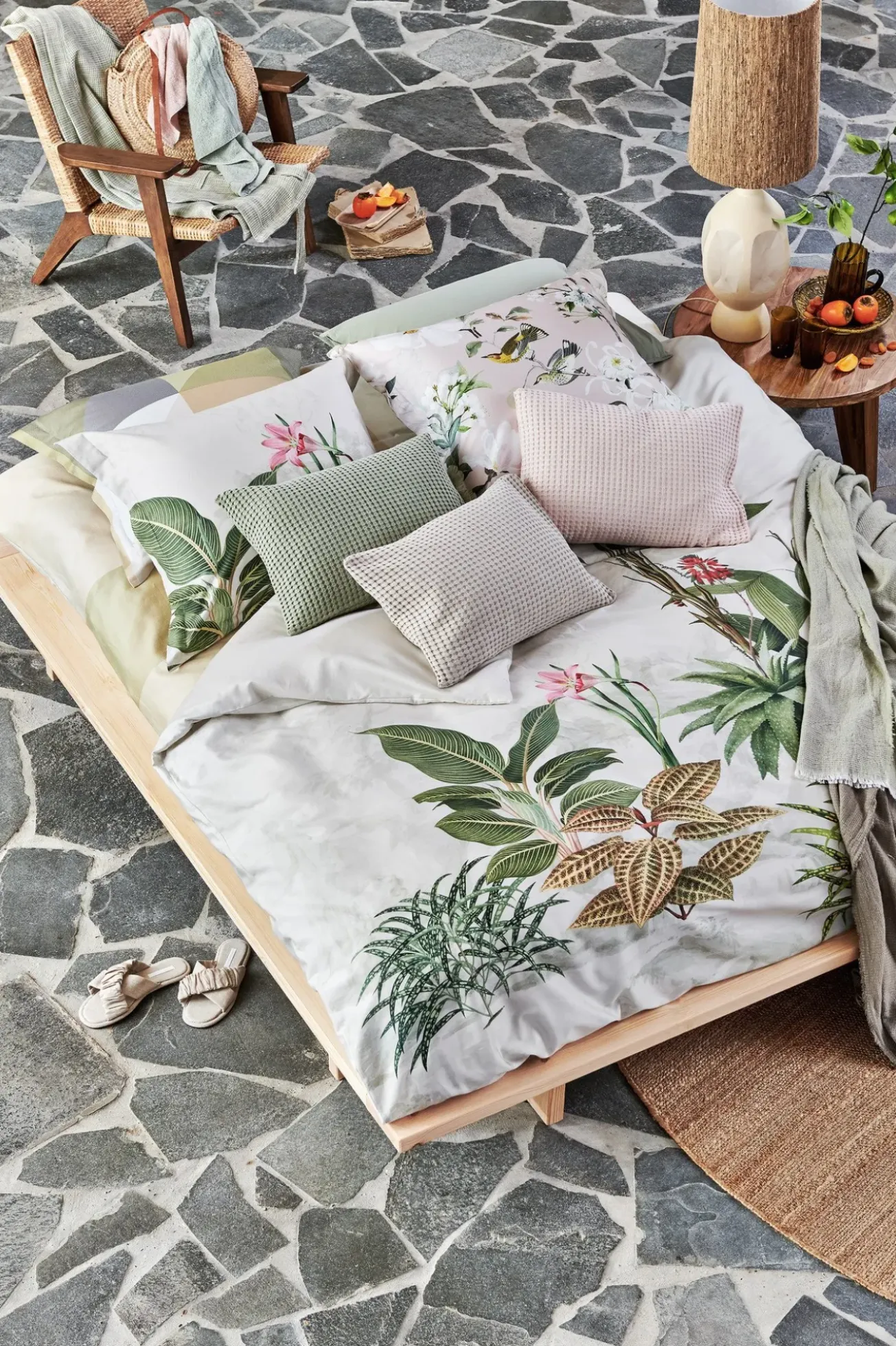 Bath & Living Vandyck Duvet cover Botanical 140x220 cm (satin) SASA22101
