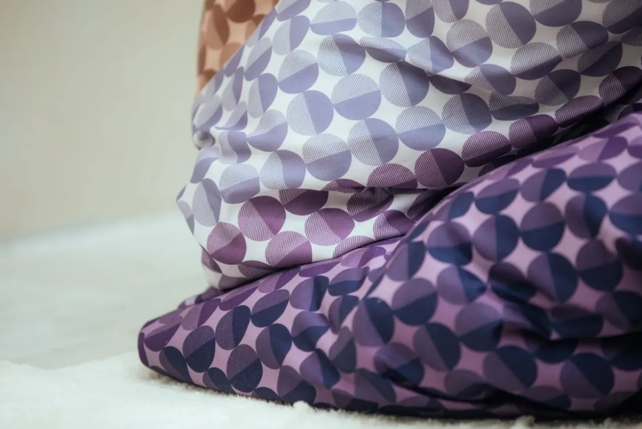 Bath & Living Vandyck Duvet cover BUBBLE Moonscape 200x220 cm (satin cotton)