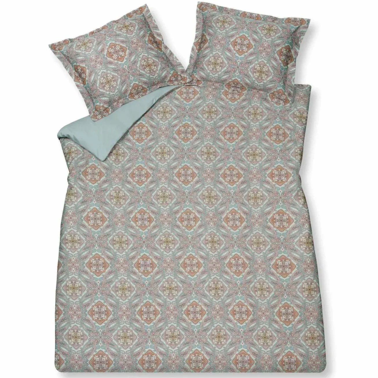 Bath & Living Vandyck Duvet cover CHARM Pearl Blue 240x220 cm (satin cotton)