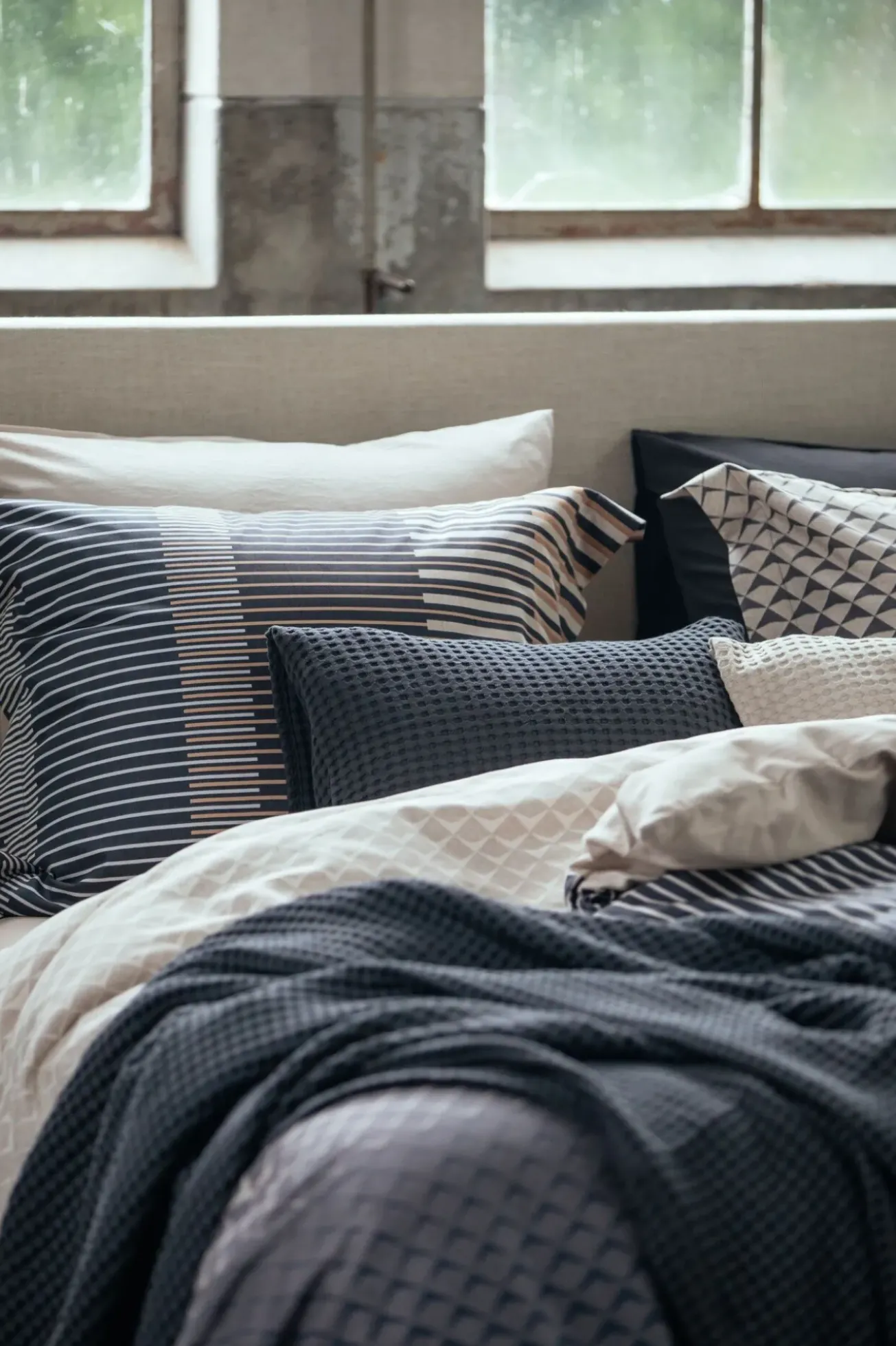 Bath & Living Vandyck Duvet cover DIAMONDS Off Black 140x220 cm