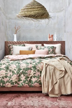 Bath & Living Vandyck Duvet cover EVERGREEN Praline 240x220 cm (satin) SAM122104