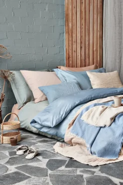 Bath & Living Vandyck Duvet cover FIZZY Pearl Blue 200x220 cm (satin) SASA22104