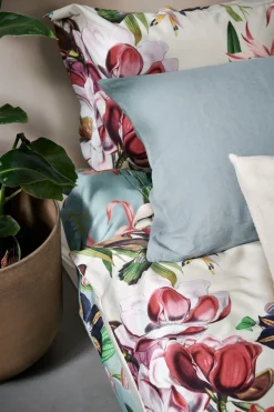 Bath & Living Vandyck Duvet cover FLOWER MIX Cream Tan 200x220 cm (satin cotton)