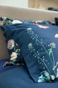Bath & Living Vandyck Duvet cover FLOWERY Blue Ink 240x220 cm (satin cotton)