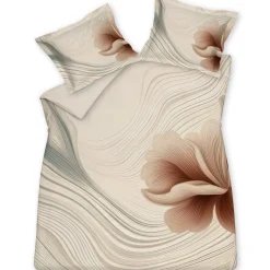 Bath & Living Vandyck Duvet cover FLOWING Cream Tan 240x220 cm (satin cotton)