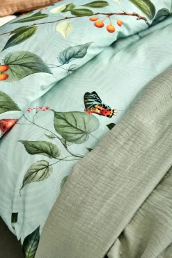 Bath & Living Vandyck Duvet cover FRUIT GARDEN Light Green 240x220 cm (satin cotton)