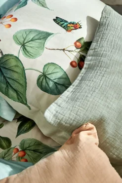 Bath & Living Vandyck Duvet cover FRUIT GARDEN Cream Tan 200x220 cm (satin cotton)