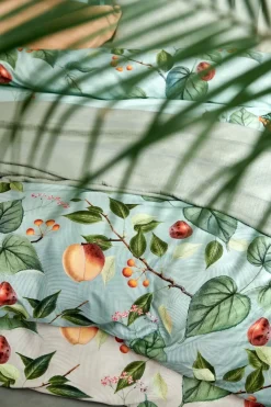 Bath & Living Vandyck Duvet cover FRUIT GARDEN Cream Tan 240x220 cm (satin cotton)