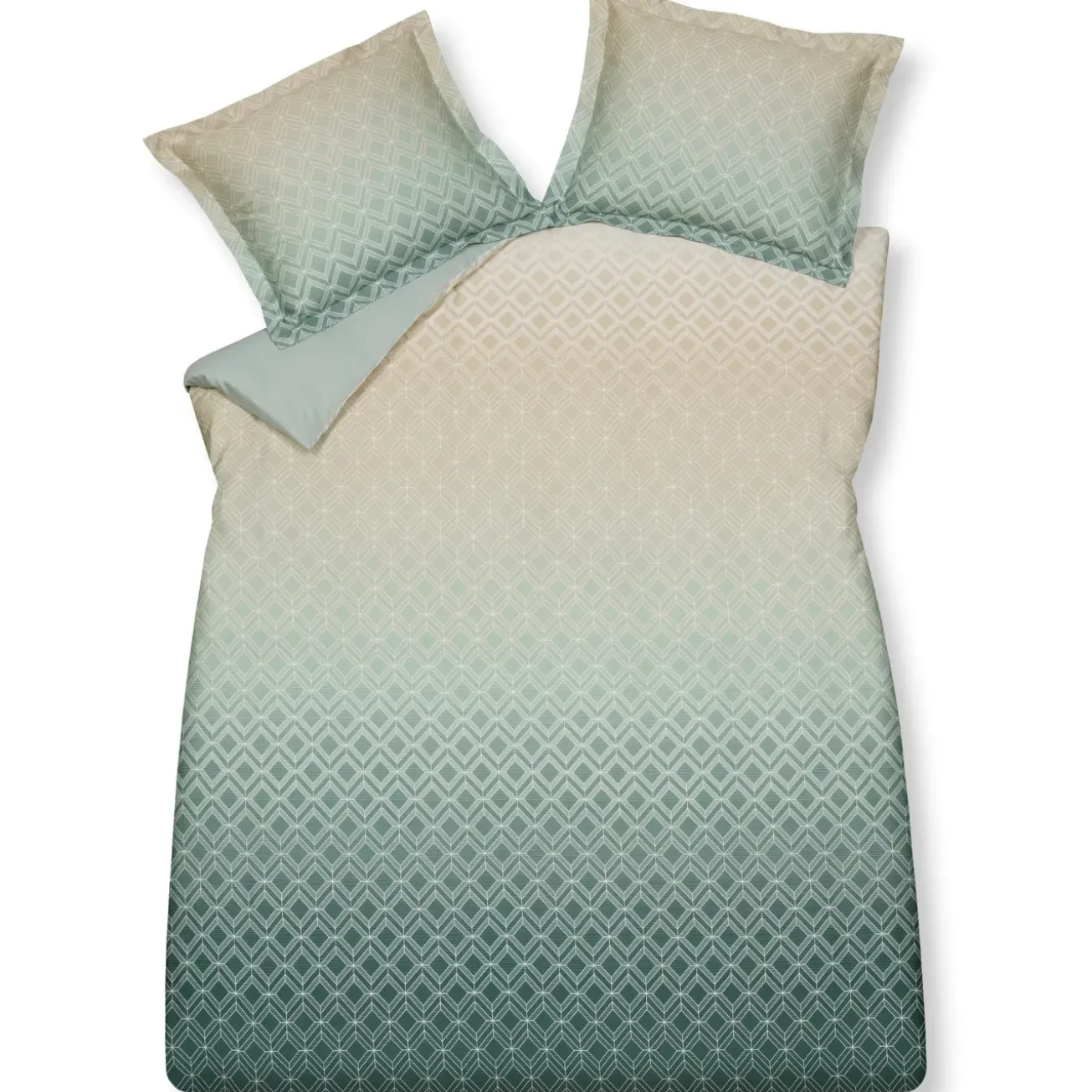 Bath & Living Vandyck Duvet cover GLAM Light Green 200x220 cm (satin) SAM122106