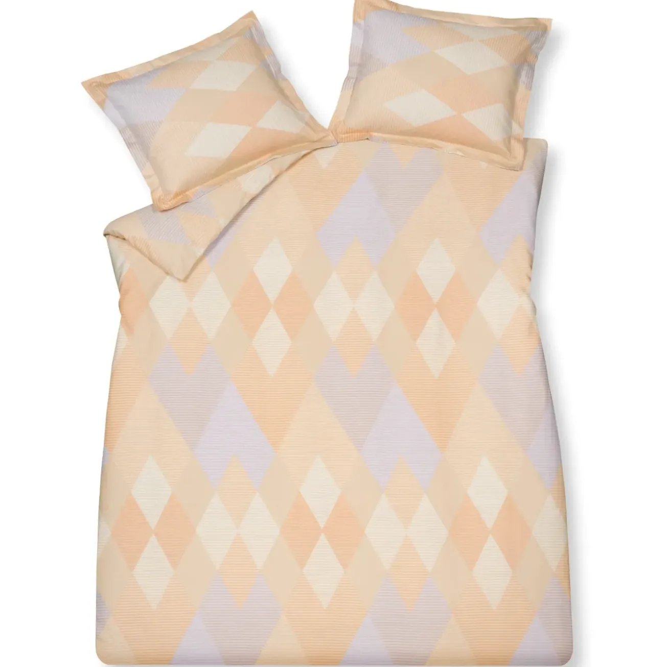 Bath & Living Vandyck Duvet cover GLAZE Apricot Blush 140x220 cm (satin cotton)