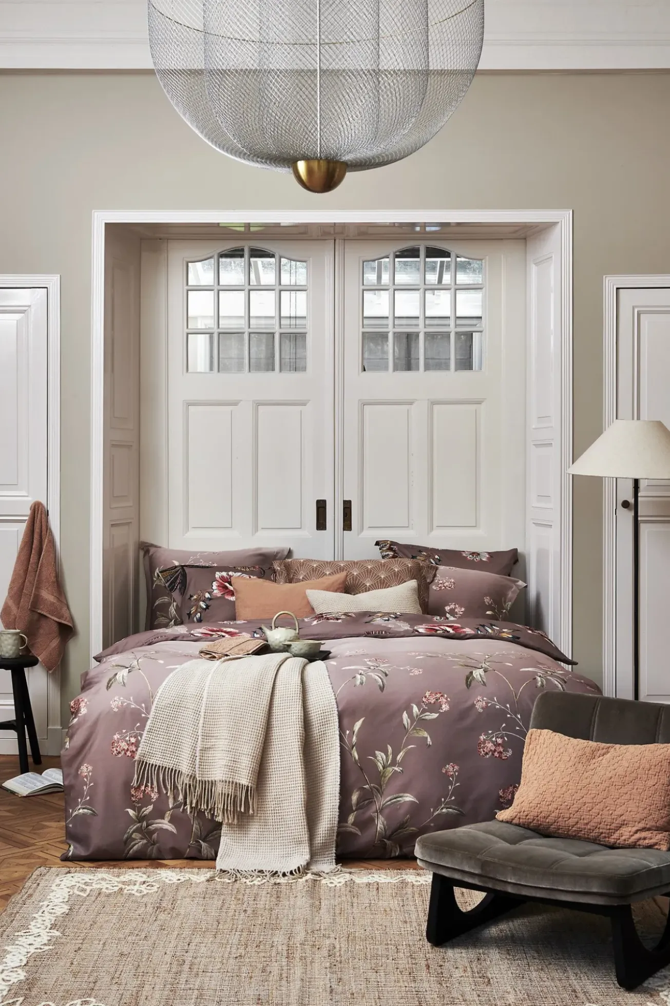 Bath & Living Vandyck Duvet cover GOODMORNING Fudge 240x220 cm (SAM122219)
