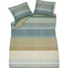 Bath & Living Vandyck Duvet cover GREEN SHOOT smoke green 240x220 cm (cotton)