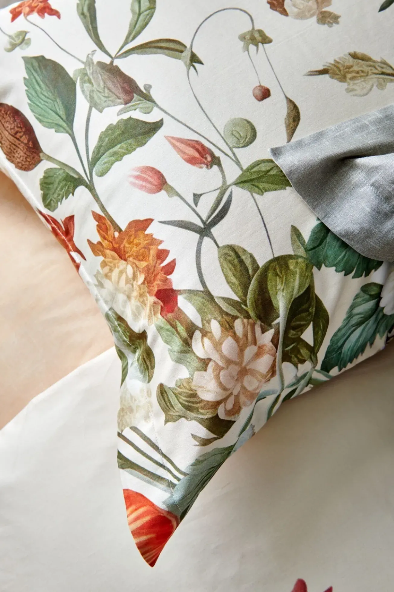 Bath & Living Vandyck Duvet cover HOLIDAY Cream Tan 140x220 cm (satin cotton)