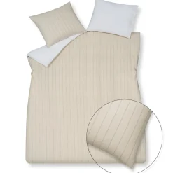 Bath & Living Vandyck Duvet cover HOME Puglia Cream Tan 140x220 cm (percale cotton)