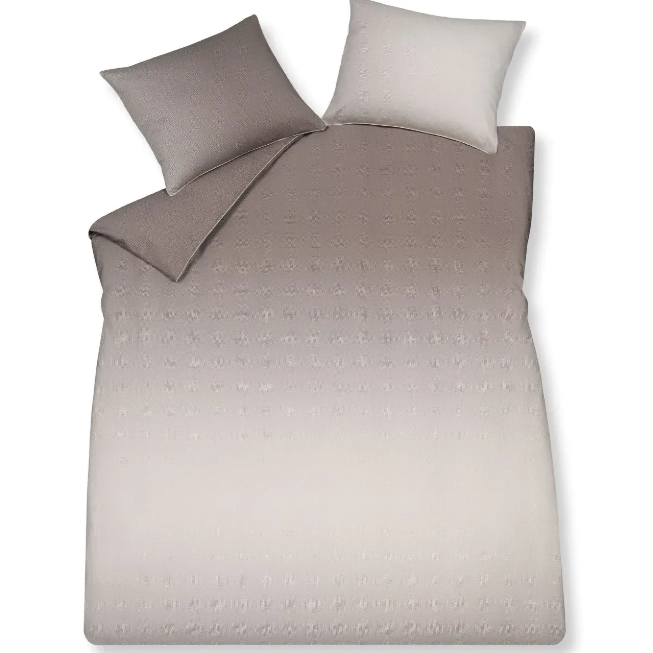 Bath & Living Vandyck Duvet cover HOME Milano 200x220 cm, color Taupe (satin cotton)