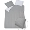 Bath & Living Vandyck Duvet cover HOME Puglia Gray 140x220 cm (percale cotton)
