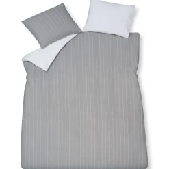 Bath & Living Vandyck Duvet cover HOME Puglia Gray 140x220 cm (percale cotton)