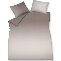 Bath & Living Vandyck Duvet cover HOME Milano 140x220 cm, color Taupe (satin cotton)