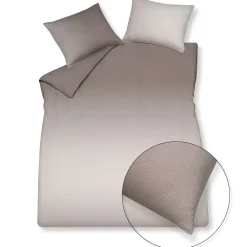 Bath & Living Vandyck Duvet cover HOME Milano 140x220 cm, color Taupe (satin cotton)