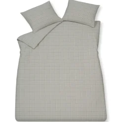Bath & Living Vandyck Duvet cover MALMO Coolgrey 240x220 cm (flannel)