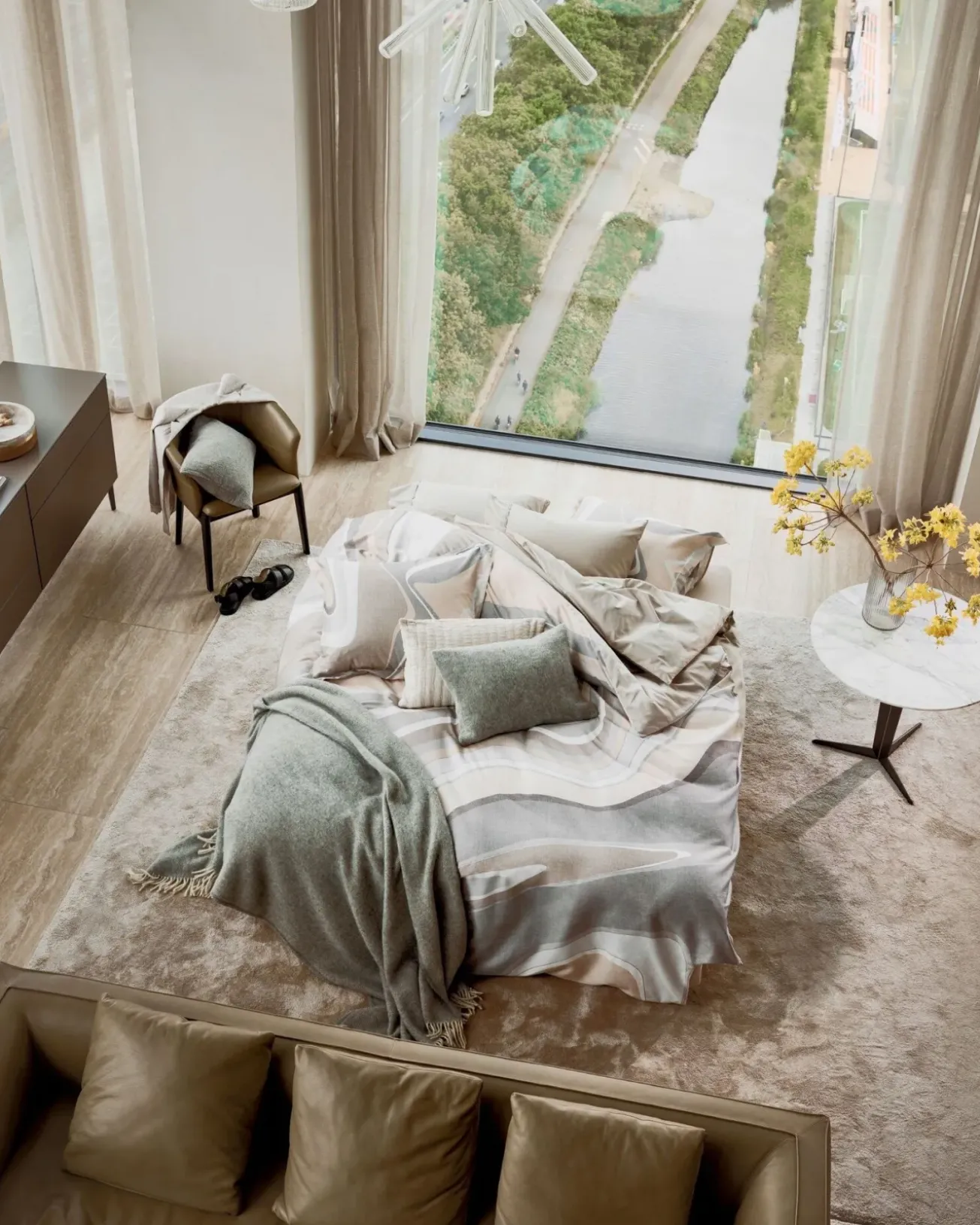 Bath & Living Vandyck Duvet cover MARBLE Stone 200x220 cm (satin cotton)