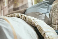 Bath & Living Vandyck Duvet cover MORNING MATCHA smoke green 140x220 cm (cotton)