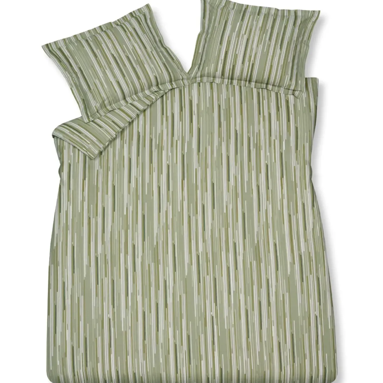 Bath & Living Vandyck Duvet cover MORNING MATCHA smoke green 240x220 cm (cotton)