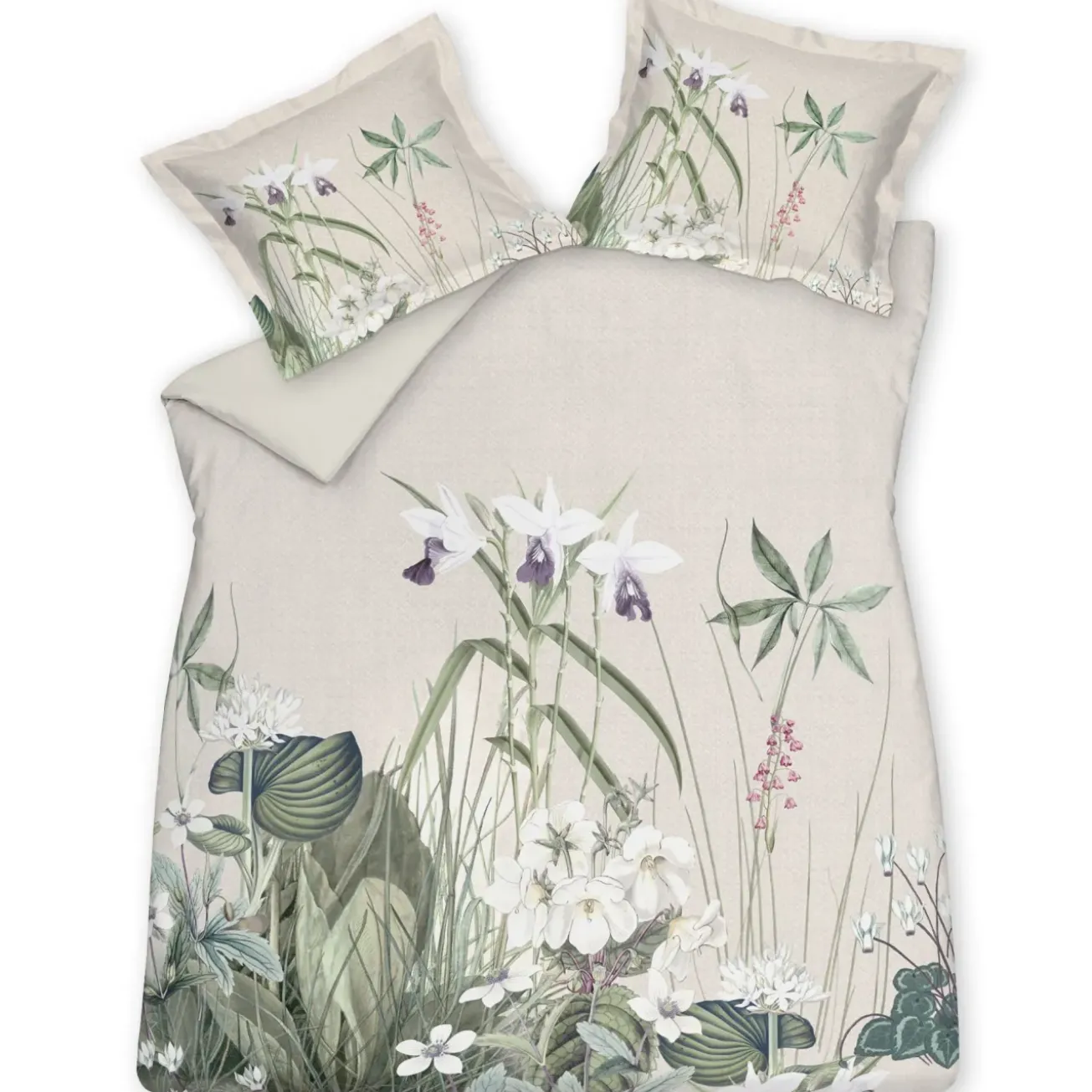 Bath & Living Vandyck Duvet cover PALM SPRING Stone 140x220 cm (SASR23102)
