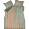 Bath & Living Vandyck Duvet cover PREPPY STRIPE Smoke Green 200x220 cm (satin cotton)