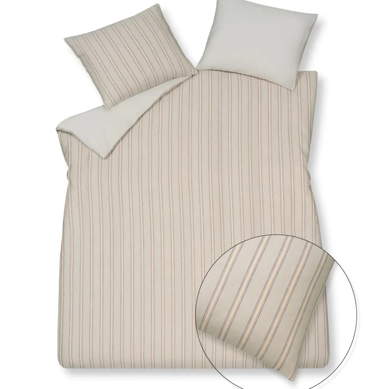 Bath & Living Vandyck Duvet cover PURE 75 multi 140x220 cm (linen/cotton)