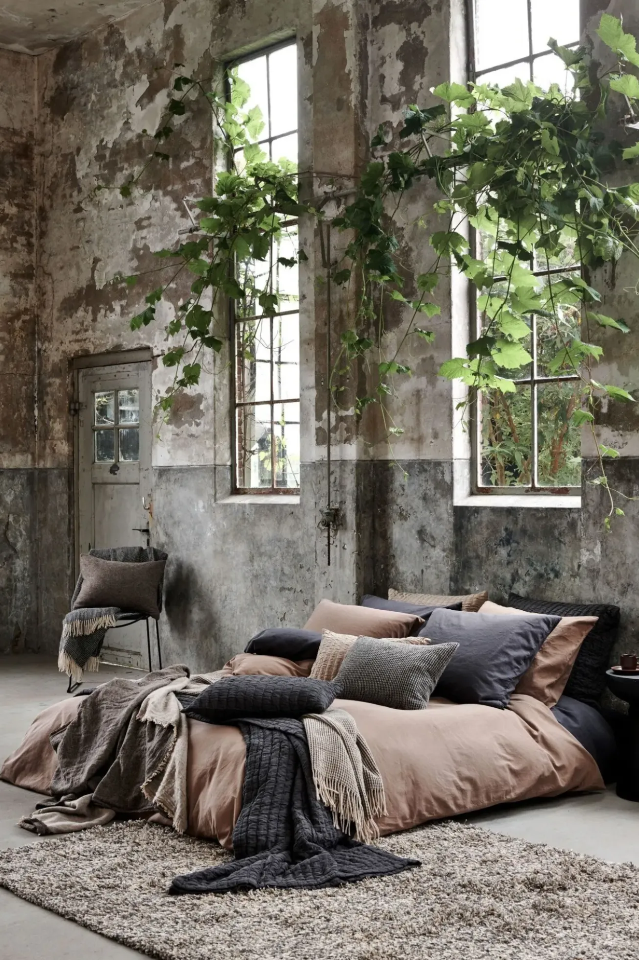 Bath & Living Vandyck Duvet cover PURE 66 Off Black 240x220 cm (hemp / cotton)