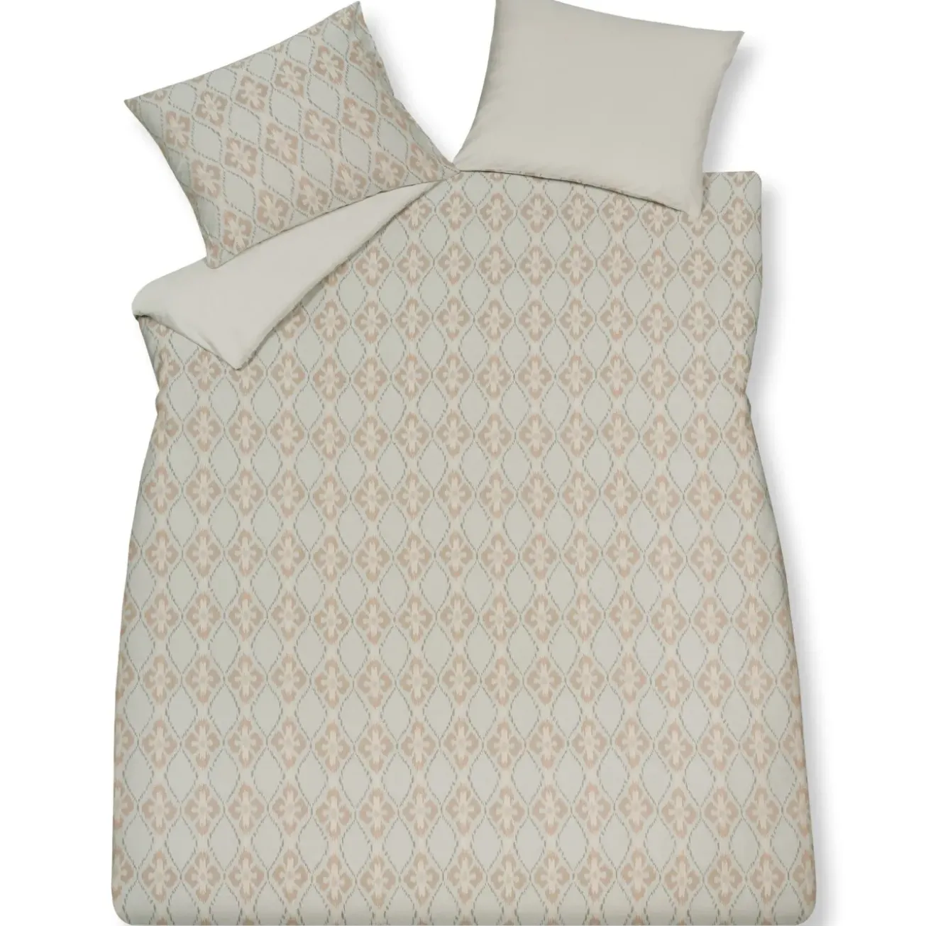 Bath & Living Vandyck Duvet cover PURE 74 Stone 140x220 cm