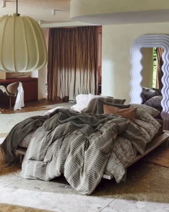 Bath & Living Vandyck Duvet cover PURE 74 Stone 140x220 cm