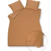 Bath & Living Vandyck Duvet cover PURE 07 Cognac 200x220 cm (linen / satin cotton) PRSA17207