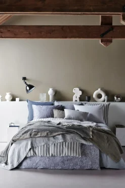 Bath & Living Vandyck Duvet cover PURE 46 Steelgrey 200x220 cm (cotton) PRSA20246