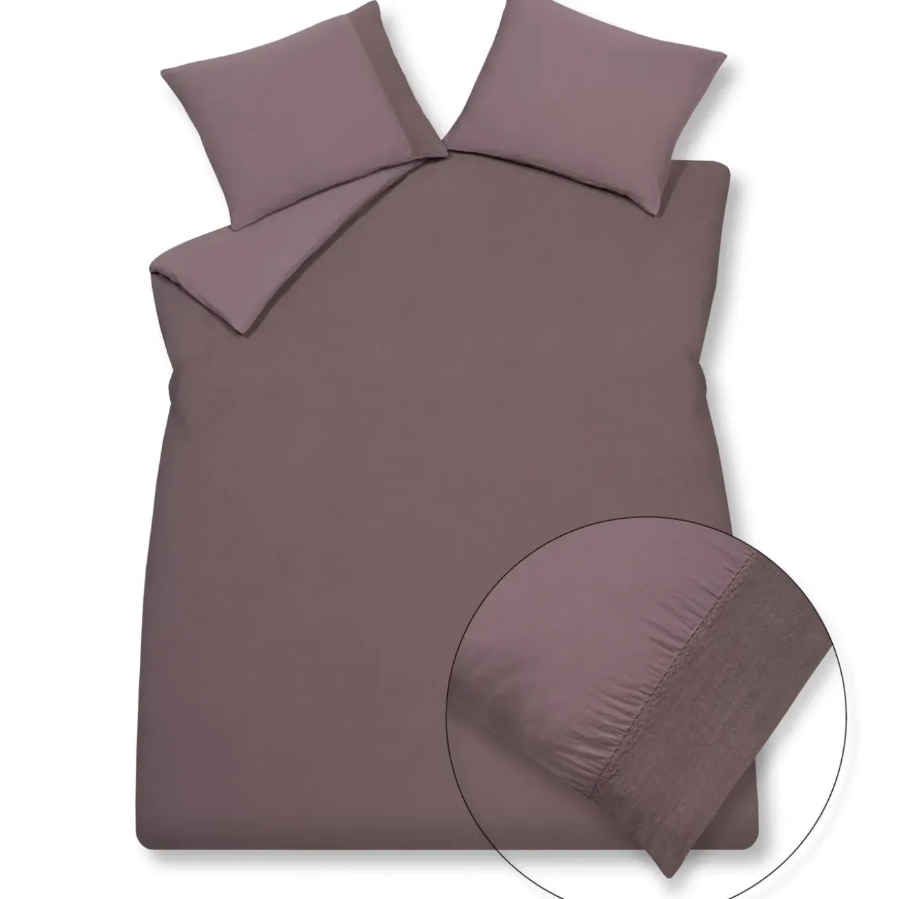 Bath & Living Vandyck Duvet cover PURE 07 Moonscape 240x220 cm (linen / satin cotton) PRSA17207