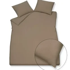 Bath & Living Vandyck Duvet cover PURE 66 Taupe 240x220 cm (hemp / cotton)