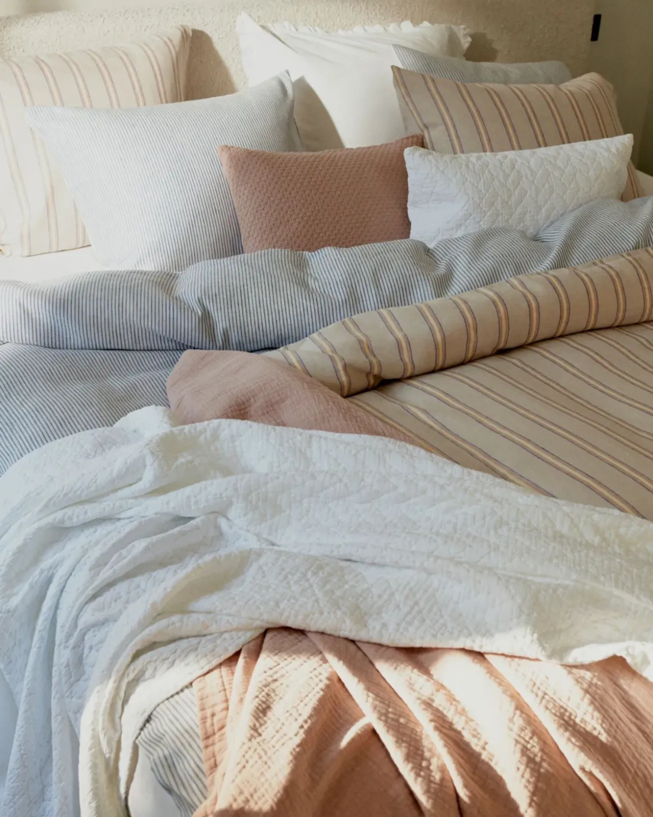 Bath & Living Vandyck Duvet cover PURE 76 Navy 140x220 cm (linen/cotton)