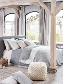 Bath & Living Vandyck Duvet cover PURE 29 Gray 200x220 cm (linen / cotton) PRSA19129