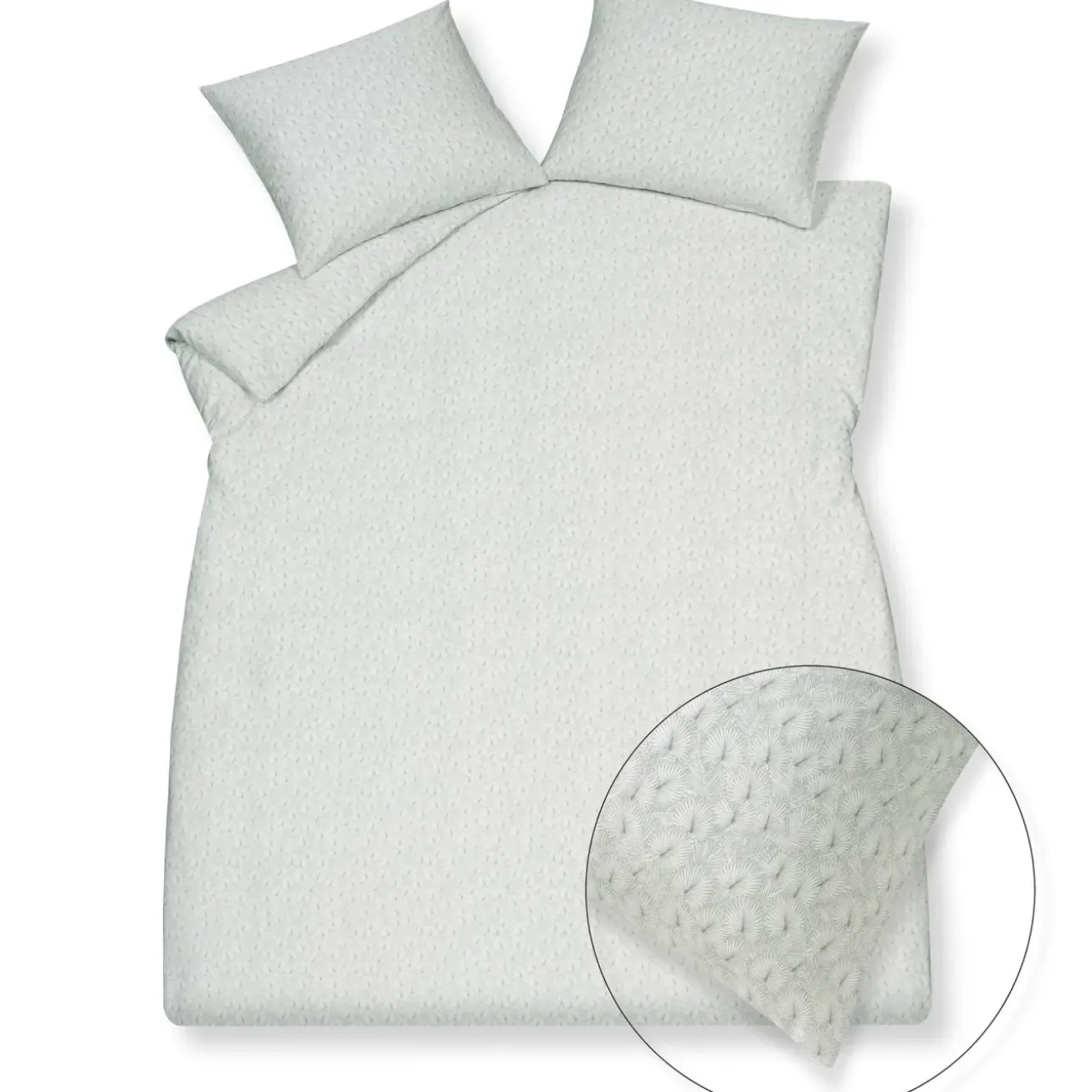 Bath & Living Vandyck Duvet cover PURE 58 Smoke Green 200x220 cm (satin cotton) PRSA21258